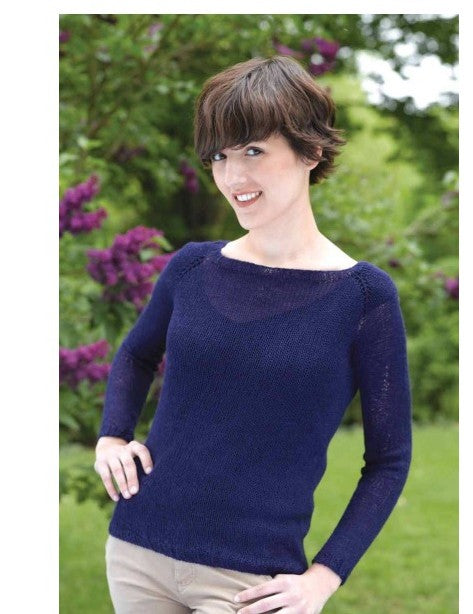 Valley Yarns Deep Breath Sweater Knitting Pattern