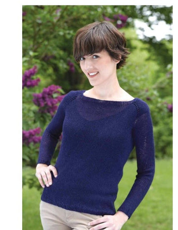 Valley Yarns Deep Breath Sweater Knitting Pattern