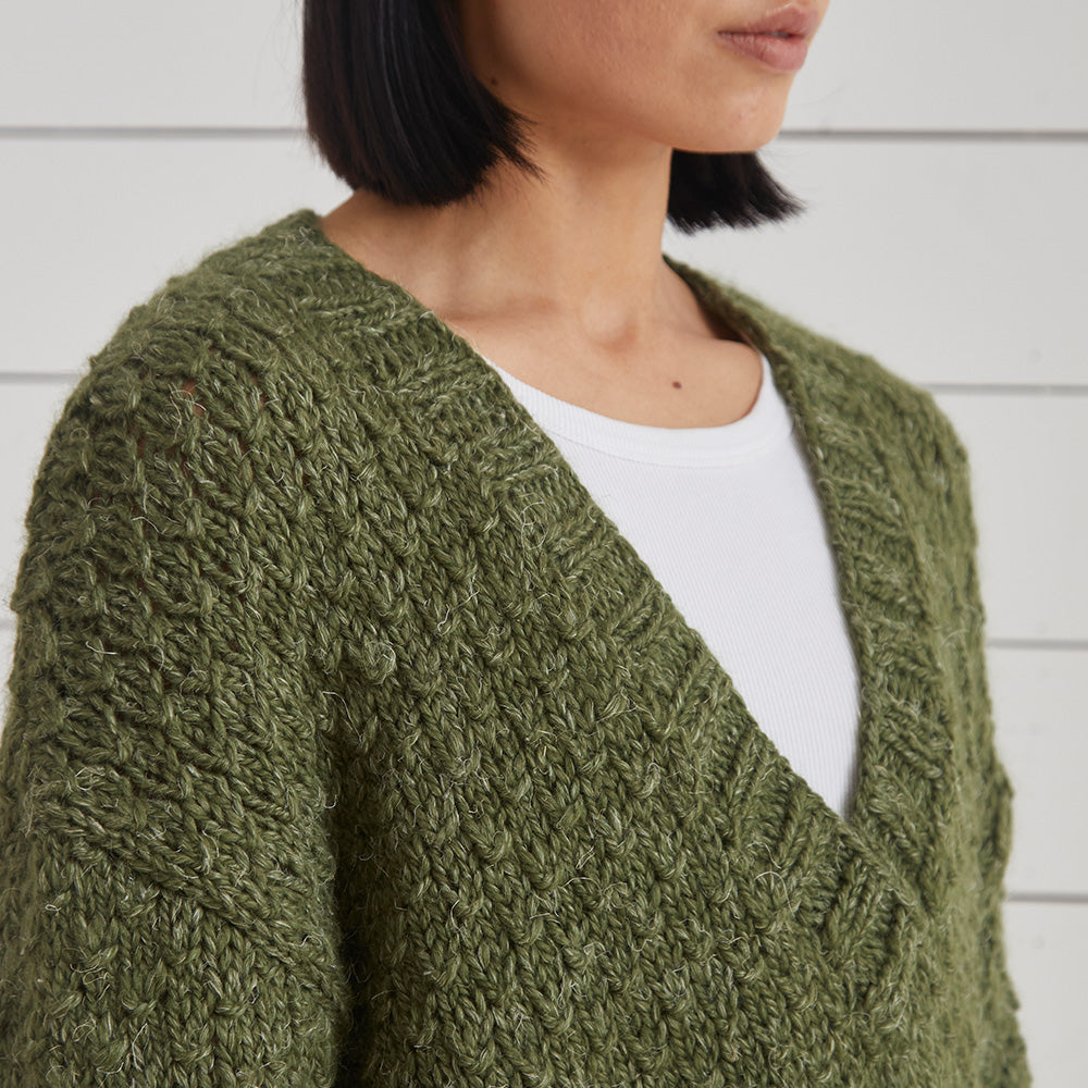 Debbie Bliss Diana V Neck Sweater Knitting Pattern