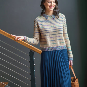 Blondin Sweater in Berroco Spree PDF