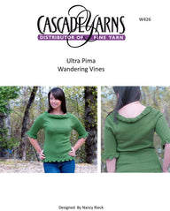 Wandering Vines Top Knitting Pattern