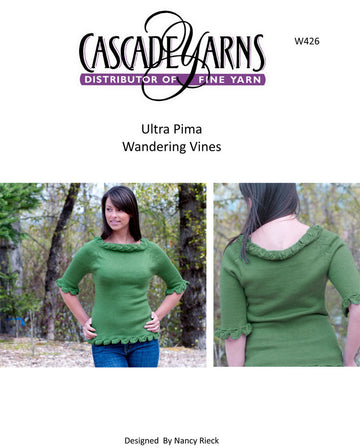 Wandering Vines Top Knitting Pattern