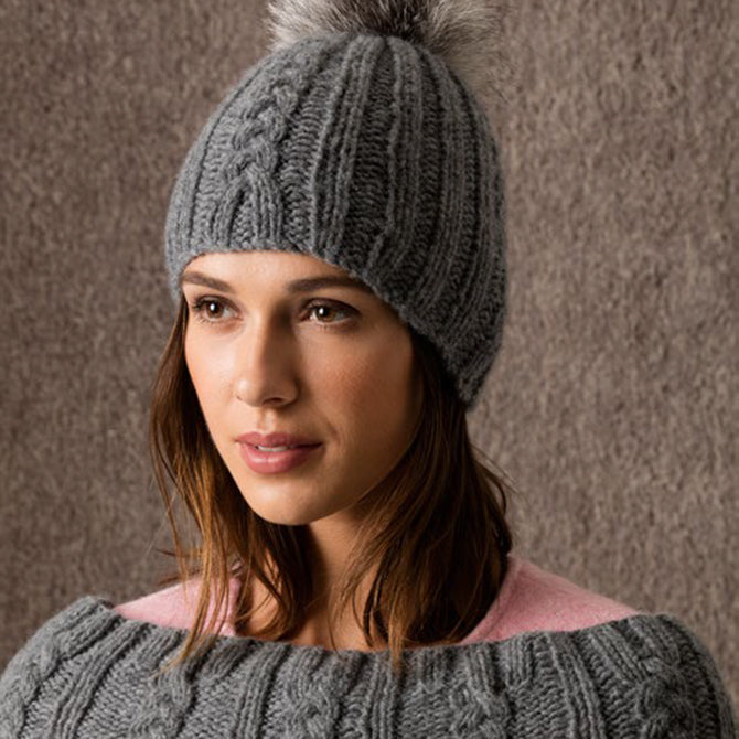 String Sun Valley Hat & Capelet/Cowl Knitting Pattern