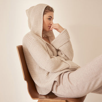 Lana Grossa Hoodie Jumper Knitting Pattern