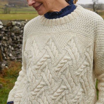 Debbie Bliss Cable Entrelac Sweater PDF