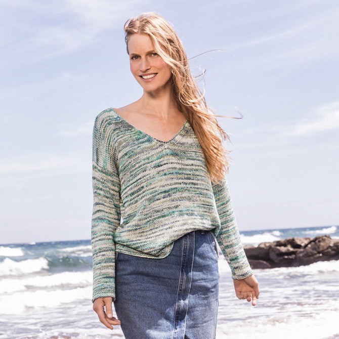 Lana Grossa 15 Pullover Jumper Knitting Pattern