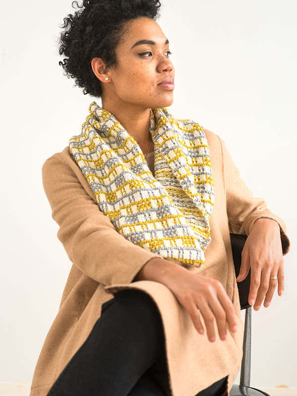 Kasiani Cowl Cushion Knitting Pattern