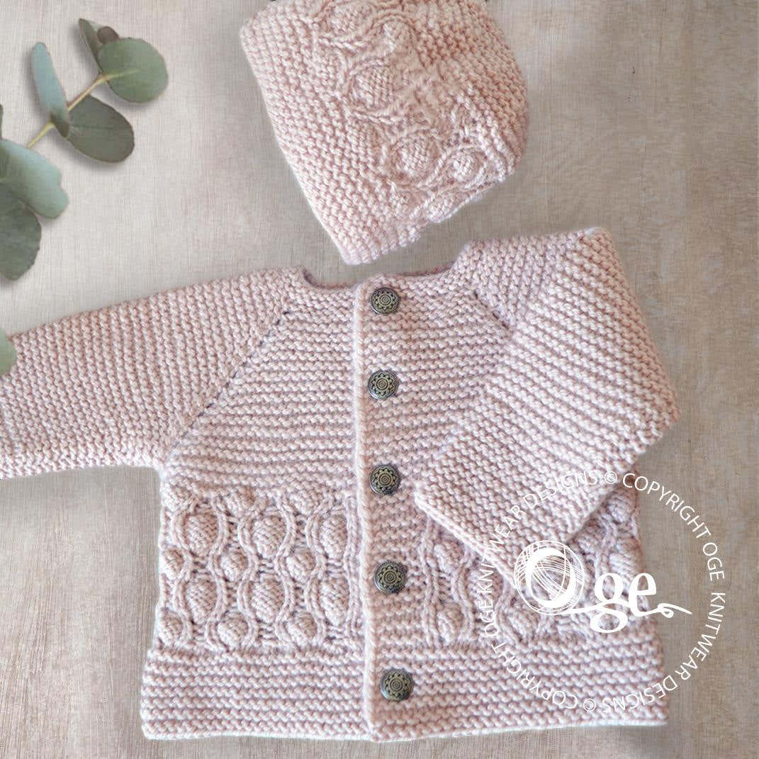 Frida Cardigan & Hat - P246