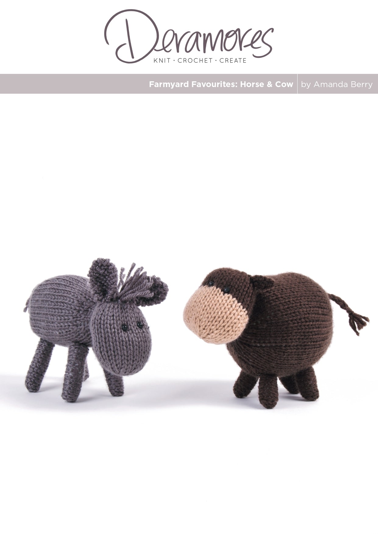 Deramores Farmland Favourites Toy Knitting Pattern