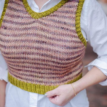 Striped Market Vest