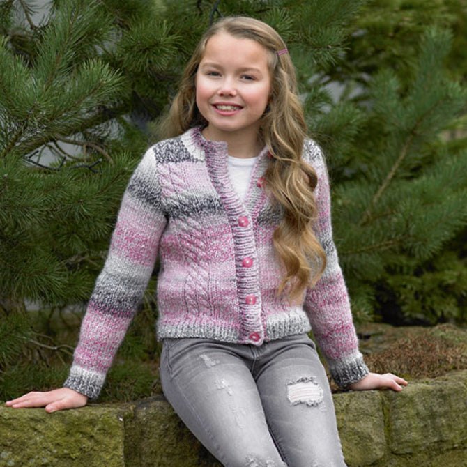 James C. Brett Cardigan Knitting Pattern