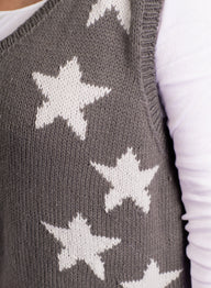 Paintbox Yarns Astro Vest Slipover Knitting Pattern