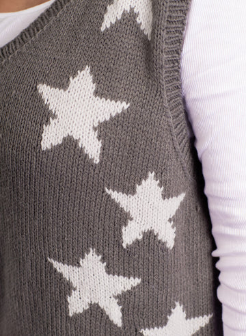 Paintbox Yarns Astro Vest Slipover Knitting Pattern