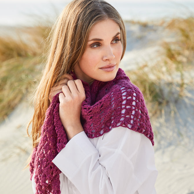 Lana Grossa Crochet Shawl Pattern