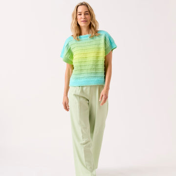 Sirdar To A Tee Knitted Top in Jewelspun Ombre PDF