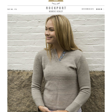 Swans Island Rockport Henley Jumper Knitting Pattern