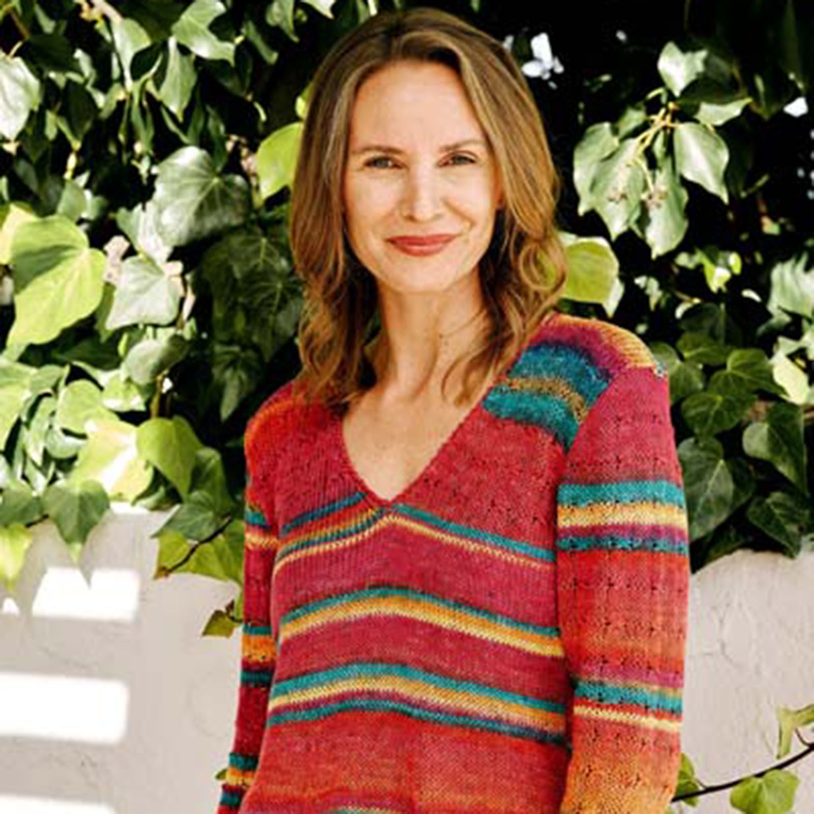 Trendsetter Yarns B Celebrate Twisted Cross Stitched Yoke with A-Line Swing
