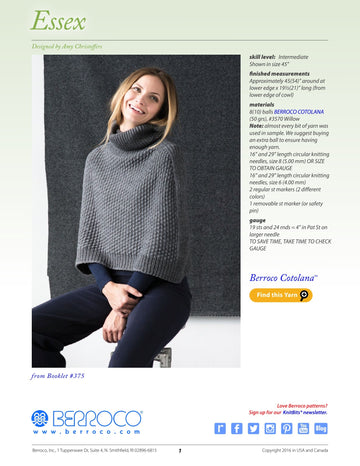 Berroco 375 Essex PDF