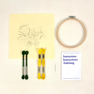 Mimosas by Marie-Dominique Procureur Easy Embroidery Kit