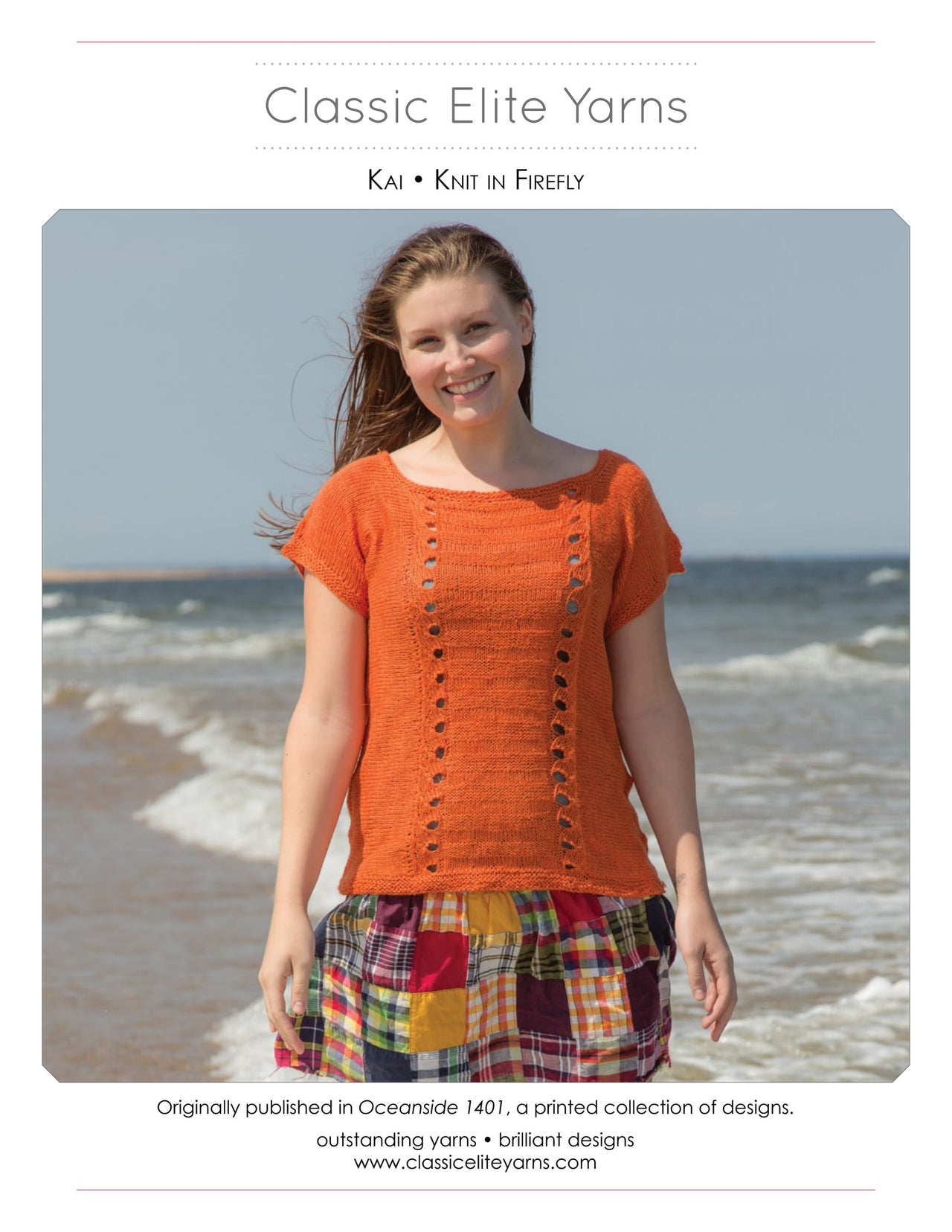 Classic Elite Yarns Kai Jumper Knitting Pattern