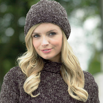 James C. Brett JB332 Sweater And Hat Knitting Pattern