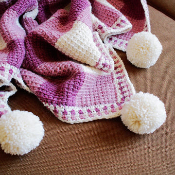 Sweet Gingham Baby Blanket