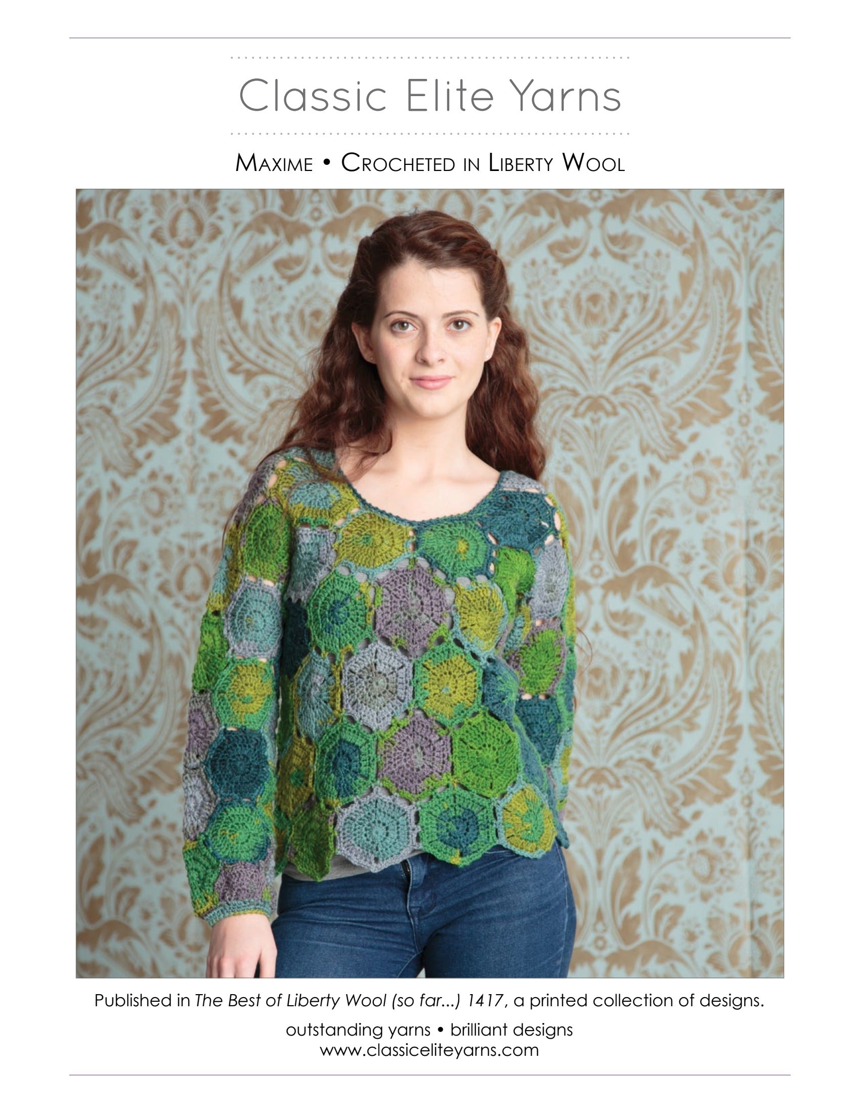 Classic Elite Yarns Maxime Jumper Crochet Pattern