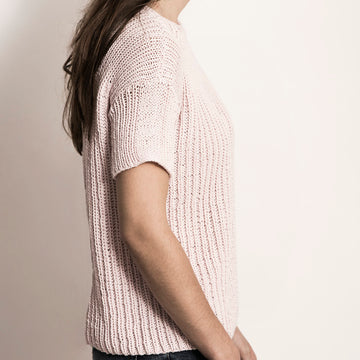 Ashby Tee in Blue Sky Fibers Skinny Cotton - 20161 PDF