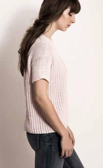 Ashby Tee in Blue Sky Fibers Skinny Cotton - 20161 PDF