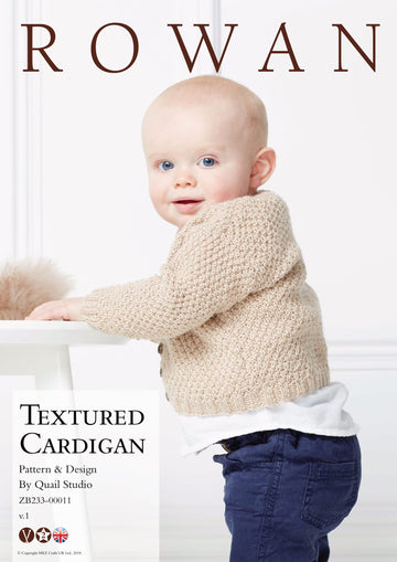 Rowan Textured Cardigan Knitting Pattern