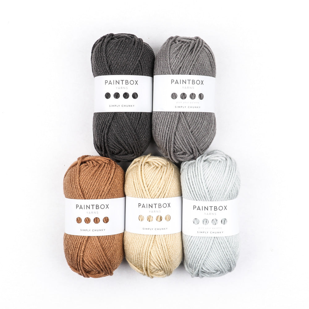 Paintbox Yarns Simply Chunky 5 Ball Color Pack Yarn - Acrylic Chunky