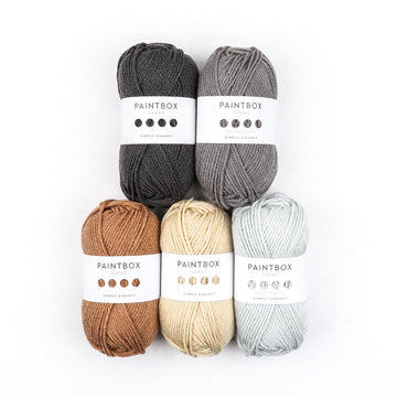 Paintbox Yarns Simply Chunky 5 Ball Color Pack Yarn - Acrylic Chunky