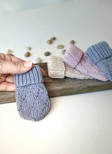 Harlequin Baby Mittens