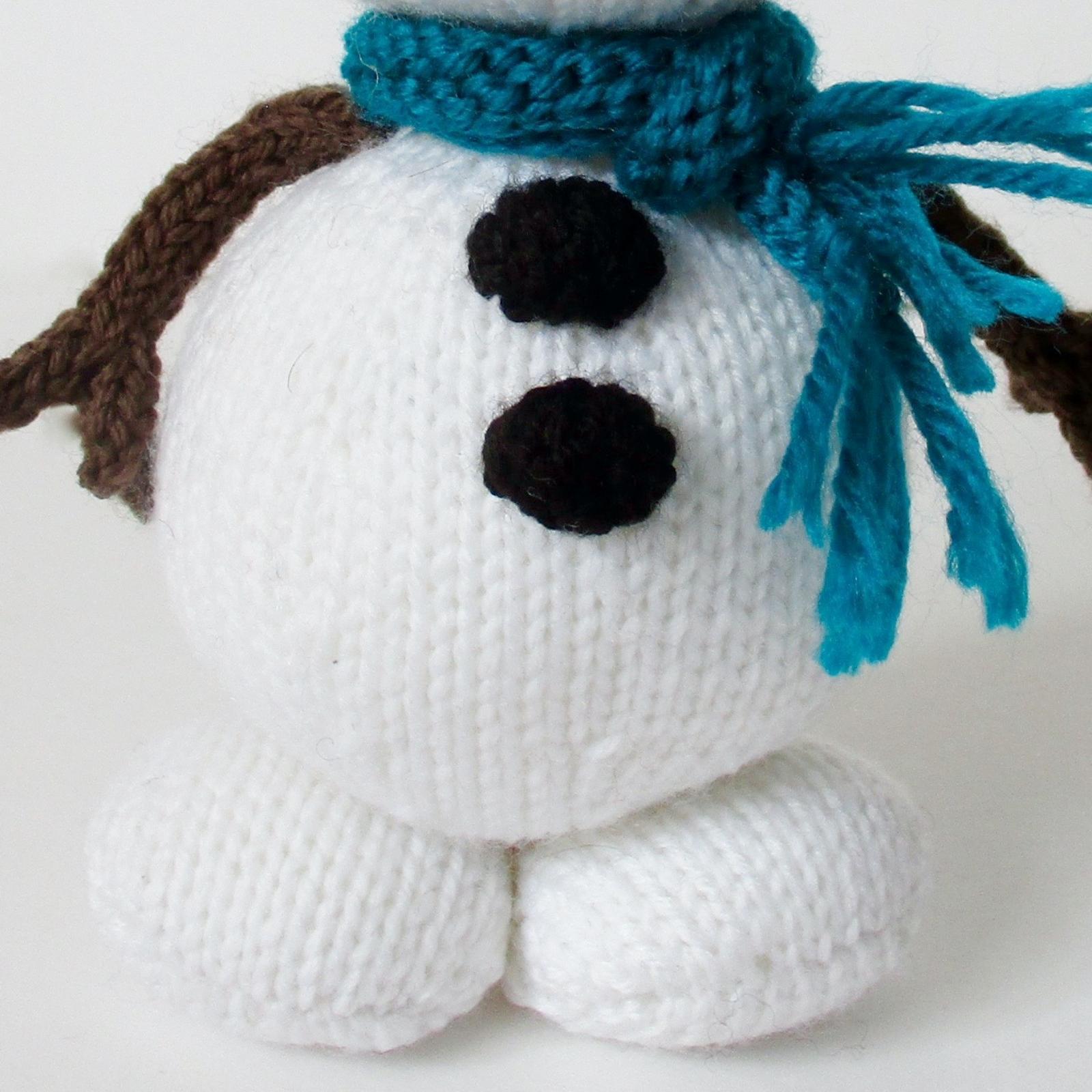 Mr Snowman Christmas knitting pattern