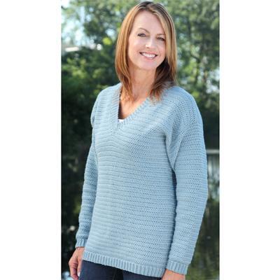 Valley Yarns B Basic Crochet Pullover Pattern Pattern