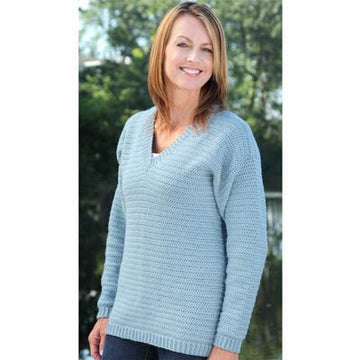 Valley Yarns B Basic Crochet Pullover Pattern Pattern