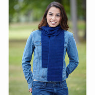 Valley Yarns Blurry Lines Scarf Knitting Pattern