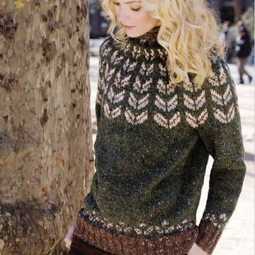 Tahki Yarns Yoke Pullover Knitting Pattern