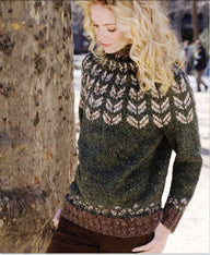Tahki Yarns Yoke Pullover Knitting Pattern