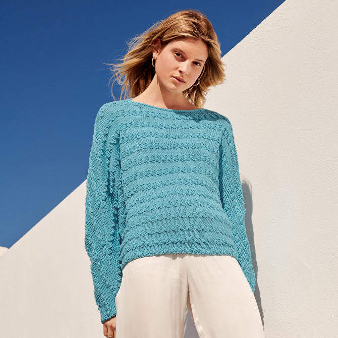 Lana Grossa 15 Pullover Jumper Knitting Pattern