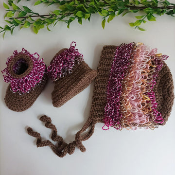 Loopy or Not Bonnet and Boots