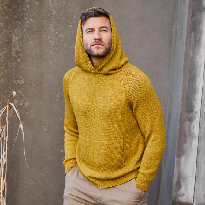 Lana Grossa M Hoodie Jumper Knitting Pattern