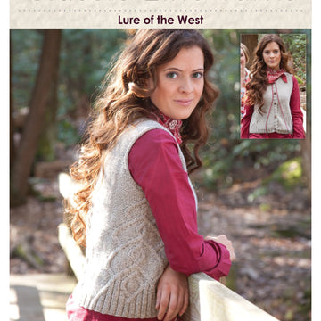 Classic Elite Yarns Lure of the West Vest Knitting Pattern