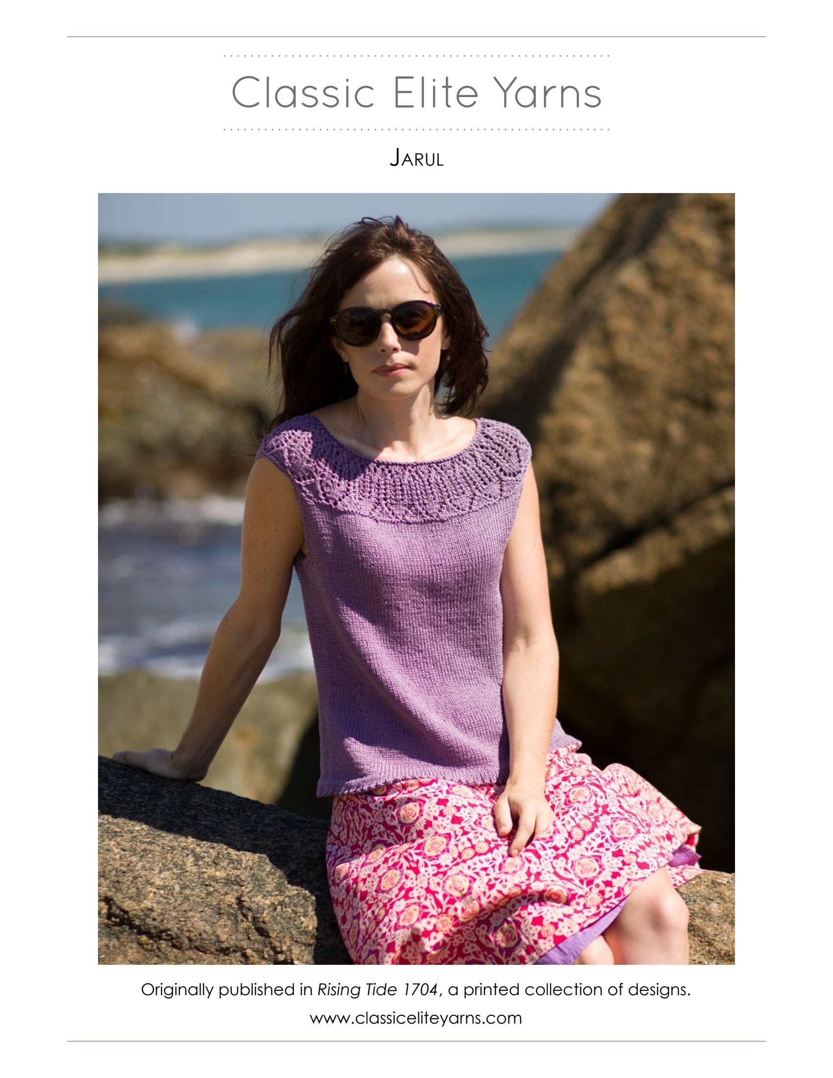 Classic Elite Yarns Jarul Jumper Knitting Pattern