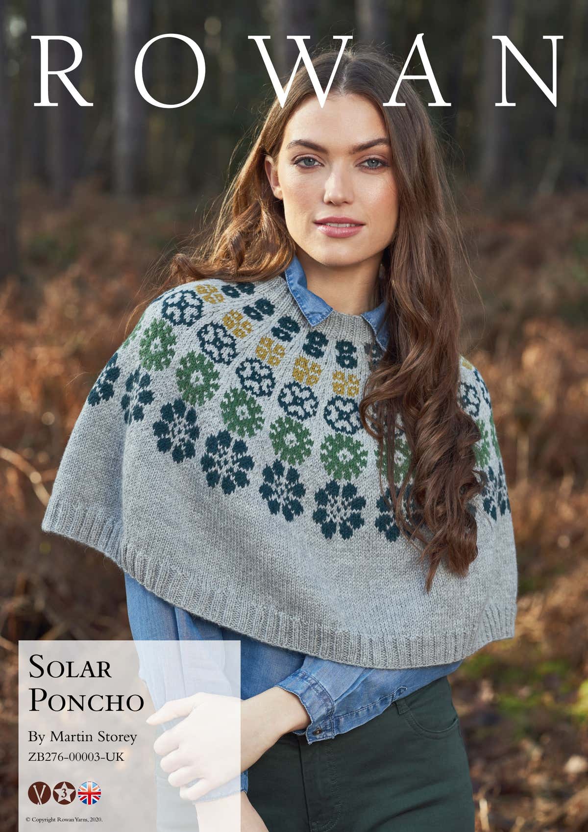 Rowan Solar Poncho Cape Knitting Pattern