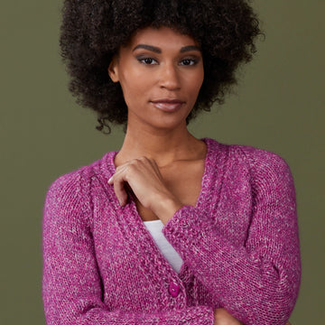 Stacy Charles Fine Yarns Rhodes Cardigan Knitting Pattern