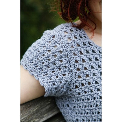 Valley Yarns 40th Anniversary Cirro Tee Crochet Pattern