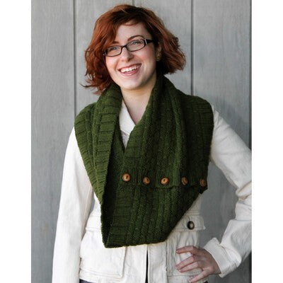 Valley Yarns 40th Anniversary Gathering In Cowl Knitting Pattern