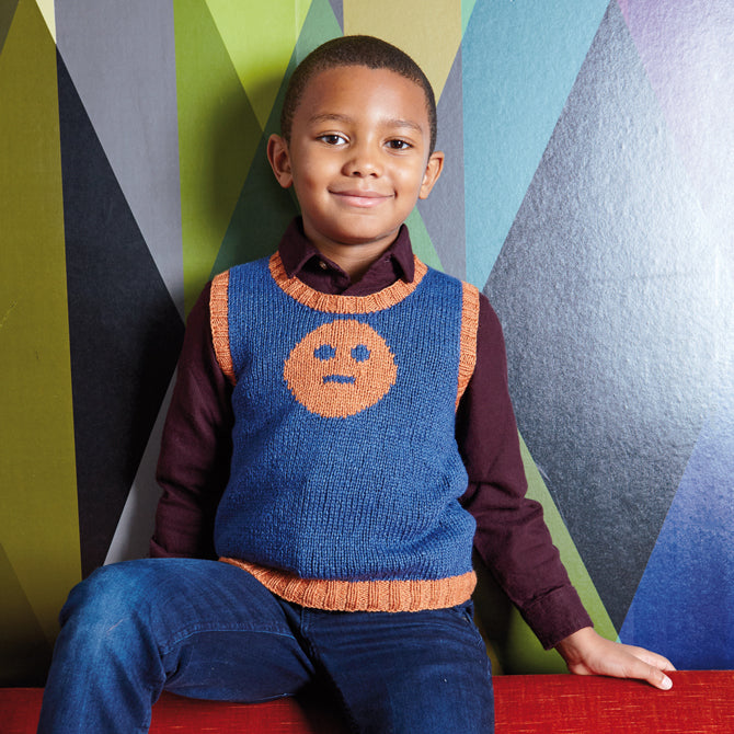 Rowan Emoji Waistcoat Knitting Pattern
