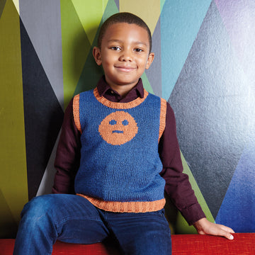 Rowan Emoji Waistcoat Knitting Pattern